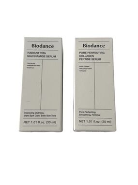 Biodance Radiant Vita Serum & Pore Perfecting Collagen Peptide Serum. BRAND NEW